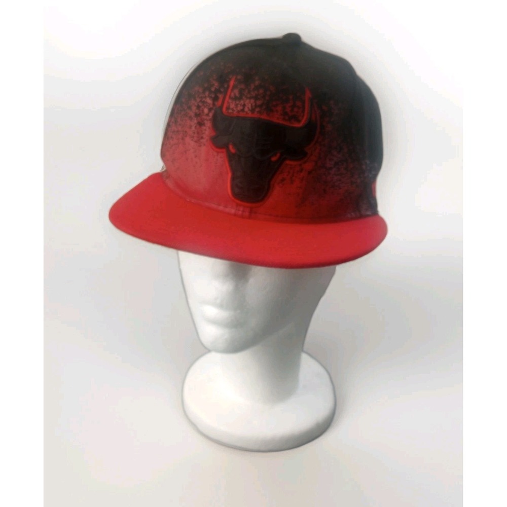 Chicago Bulls New Era Fade Up 59FIFTY Fitted Hat Red/Black Size 7 Diablo